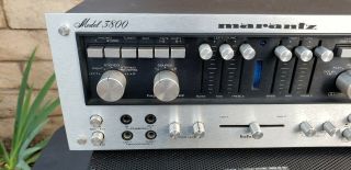 Vintage Marantz 3800 Stereo Control Preamplifier Preamp Rare