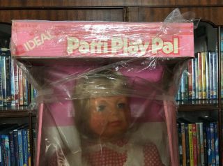 Vtg 1981 Ideal Platinum Blonde Patti Playpal 35” Doll 9