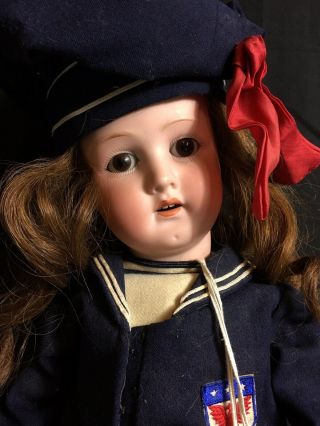 23 " Heubach Koppelsdorf 250 Bisque Head Doll Composition Body Germany