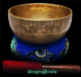 Antique Tibetan Singing Bowl: Special 7 " Circa 18th Century,  D4 & A5.  Video