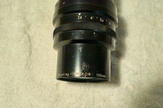Nikon Printing Nikkor 150mm F2.  8 APO lens.  Ultra rare macro lens 9