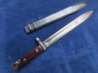 Vintage Russian Svt - 40 Rifle Bayonet And Scabbard