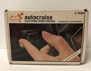 Vintage Sears Electronic Speed Control Cruise 28 - 20308 Still