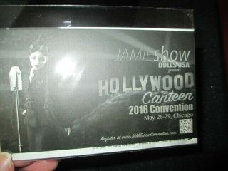 Very rare Jamieshow Violet Waters in orange gown Starlight Canteen JS convention 10