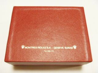 Vintage 1980/1990 ' s Rolex Ladies Watch Box Case 14.  00.  71 8