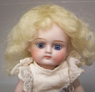 All Bisque 7 1/2 inch Antique Doll,  French? 2