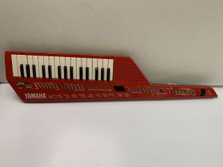 Vintage 1987 Yamaha Shs - 10r Red Keytar Fm Digital Keyboard