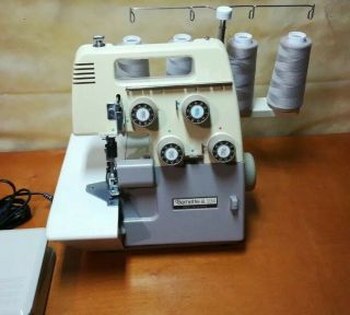 Vtg Bernette 234 4 Thread Sewing Machine Serger Made For Bernina Japan
