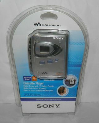 Vintage Sony Walkman Wm - Fx290w Cassette Player Am - Fm Weather Megabass