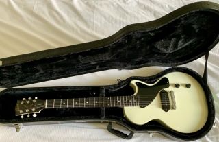 2011 Gibson Les Paul Jr Junior Rare White W/ P90 & Hardshell Case