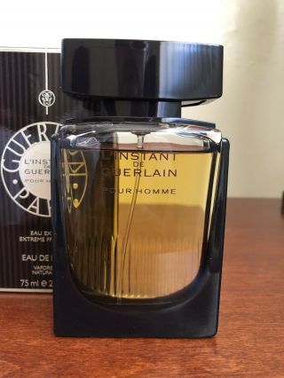 L’instant De Guerlain Pour Homme Eau Extreme Eau De Parfum 75ml 2.  5 Oz.  Vintage
