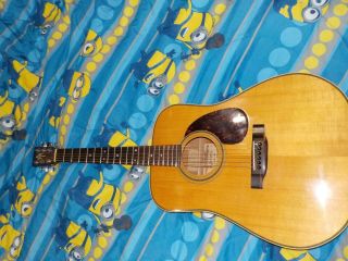 Vintage Alvarez Yairi Dy57 Acoustic Guitar,  Mahogany,  Ktransducer Pick Up,  W/case