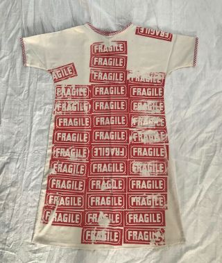 Vintage Pop Art Andy Warhol - Fragile - Screen Print Dress