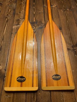 Vintage Sawyer Cruiser Canoe Paddles
