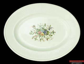 Vintage Wedgwood Edme Conway Large 15 3/4 " Oval Serving Platter Ak8384 Floral