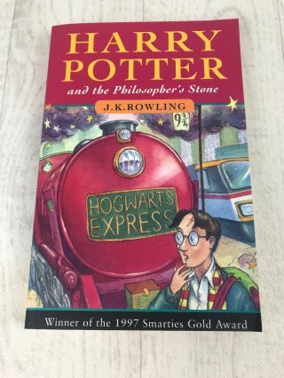 Harry Potter And The Philosopher’s Stone Pb Book Rare First Edition 38th Print