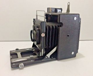 Vintage Graphlex Speed Graphic Camera 4 X 5 Carl Zeiss Jena Lens