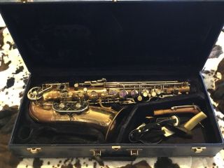 Vintage Buffet Crampon Sa 18 - 20 Paris France Tenor Saxophone