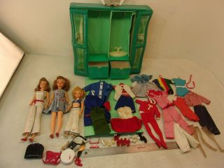 Vintage 1960s Tammy And Her Friends Set By Ideal With Wow Pepper Clothes