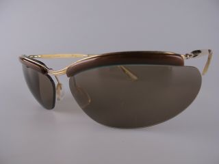 Vintage Sol Amor Gold Filled Sunglasses Bubble Lens Men 