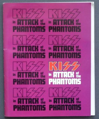 Kiss In Attack Of The Phantoms,  Stills & Complete Door Panel Set - Rare