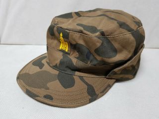 RARE 2000 ' S Vintage Mongolia Army Field Cap Hat,  Patch Military Insignia Gear 3
