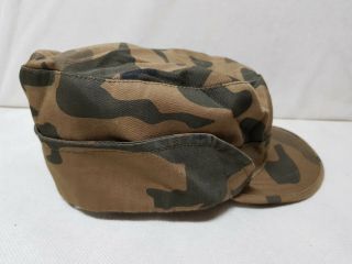 RARE 2000 ' S Vintage Mongolia Army Field Cap Hat,  Patch Military Insignia Gear 6