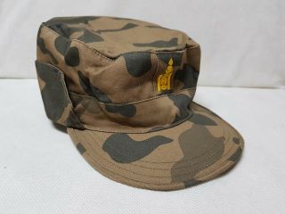 RARE 2000 ' S Vintage Mongolia Army Field Cap Hat,  Patch Military Insignia Gear 7