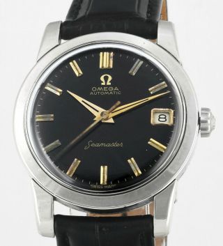 Vintage 1961 Omega Seamaster Date Automatic Cal 562 S/steel Mens Wrist Watch