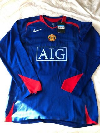 Rare Manchester United Player Issue 2006/07 Away Shirt - Medium - Bnwt - L/s