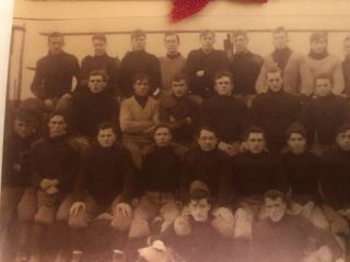 Vintage 1900s Dickinson Carlisle Football Team Action Photo Calendar 1908 - 1909 3