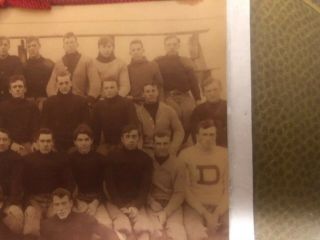 Vintage 1900s Dickinson Carlisle Football Team Action Photo Calendar 1908 - 1909 5