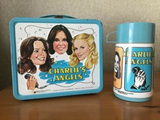 Vintage 1978 Charlie’s Angels Lunchbox And Thermos