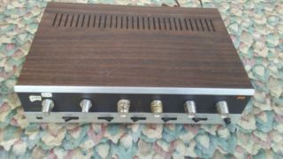 Vintage Lafayette La - 2525 Solid State Stereo Amplifier Woodgrain Rare