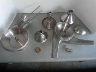 Vintage DeLaval Stainless Steel Cream Separator Bowl and Hardware 4
