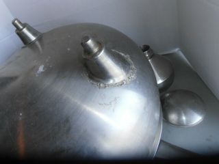 Vintage DeLaval Stainless Steel Cream Separator Bowl and Hardware 7