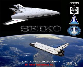 Seiko Vintage Non Digital Watch Nos Nasa Space Shuttle 200m Apollo 11 12 Sii
