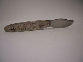 Vintage Pronto Verdal Swiss Made Watch Case Opener Knife
