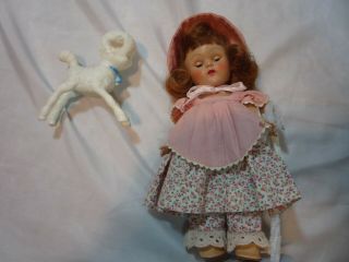 vintage vogue strung ginny doll mary lamb 1951 - ginny doll with her lamb 10