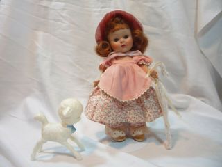 vintage vogue strung ginny doll mary lamb 1951 - ginny doll with her lamb 3