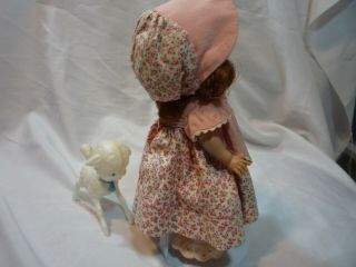 vintage vogue strung ginny doll mary lamb 1951 - ginny doll with her lamb 9