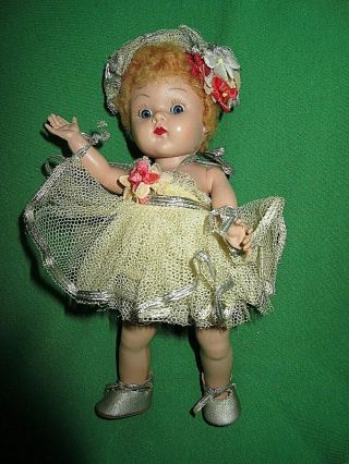 Vintage Vogue Strung Ginny Doll 1951 Ballet Frolicking Fables All