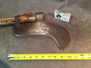 Vintage Collins Legitimus brush hook axe knife POLISHED custom JESSE REED handle 9