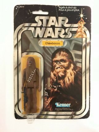 Vintage Kenner Star Wars 21 Back Chewbacca Canadian Guerre Des Etoiles Moc