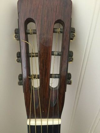 Antique Vintage 1901 - 1904 Bay State Brazilian Rosewood Parlor Guitar 7