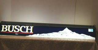 Vintage Busch Beer Advertising Official Pool League Pool Table Light