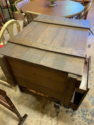 Vintage O.  D.  Jennings Wood Crate Slot Machine 3