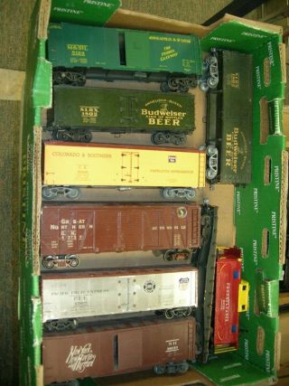 Vintage O Scale 2 Rail Various Built Train Car Kits - By The Tray - Make Offers