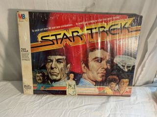 1979 Vintage Mb Star Trek Board Game With Seal And Box