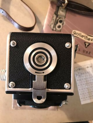 Rollei Rolleiflex T vintage 6x6 TLR camera,  lens Zeiss Tessar 3.  5/75 & extra ' s 11